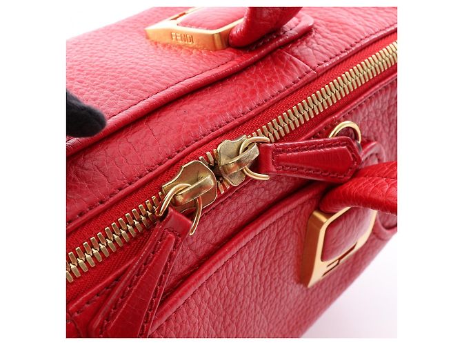 Borsa 2way Fendi Chameleon Rosso - vista 9