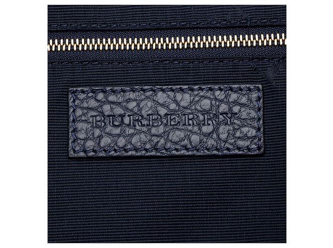 Burberry Embossed Leather Check Dewsbury Tote Blau - Ansicht 8
