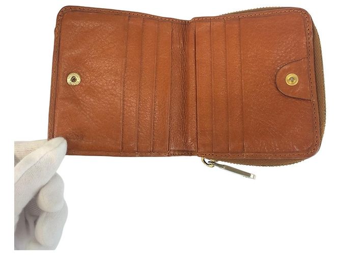 Chloé Chloe Lili Ledergeldbörse Braun - Ansicht 4