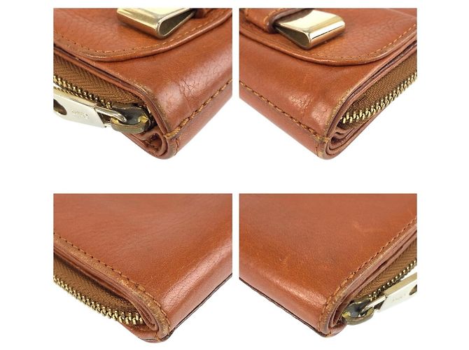 Chloé Chloe Lili Ledergeldbörse Braun - Ansicht 7