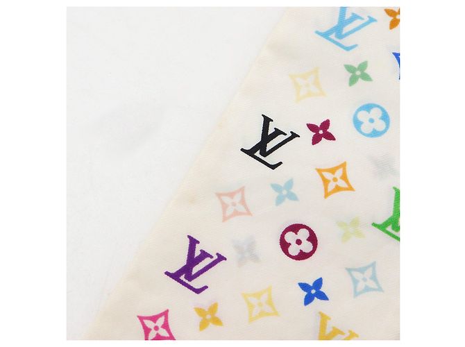 Louis Vuitton Bandeau Monogram Seidentuch Weiß - Ansicht 8