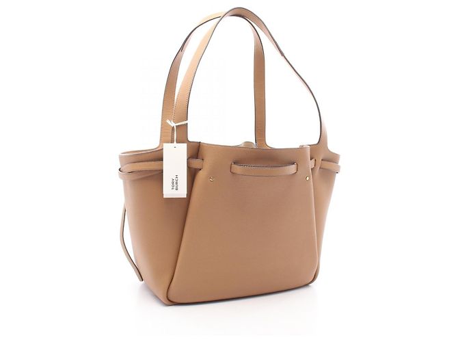 Tory Burch Romy Leder Tragetasche Braun - Ansicht 2