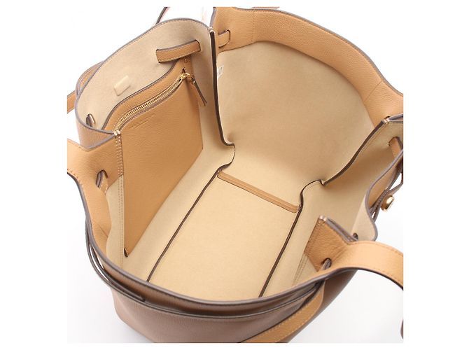 Tory Burch Romy Leder Tragetasche Braun - Ansicht 3