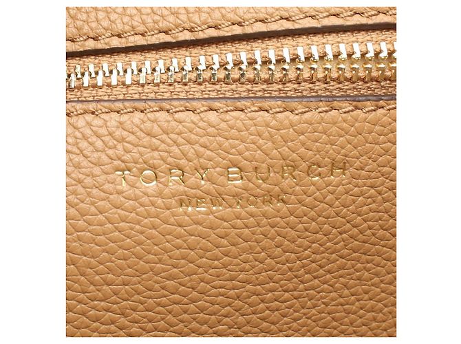 Tory Burch Romy Leder Tragetasche Braun - Ansicht 4