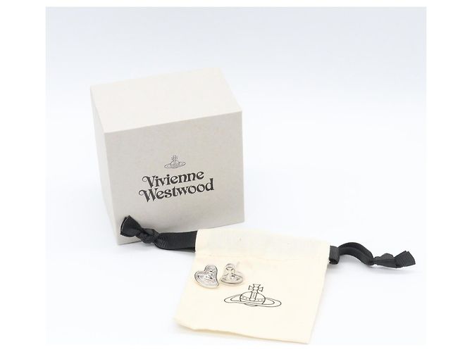 Orecchini Vivienne Westwood in argento Metallico - vista 7