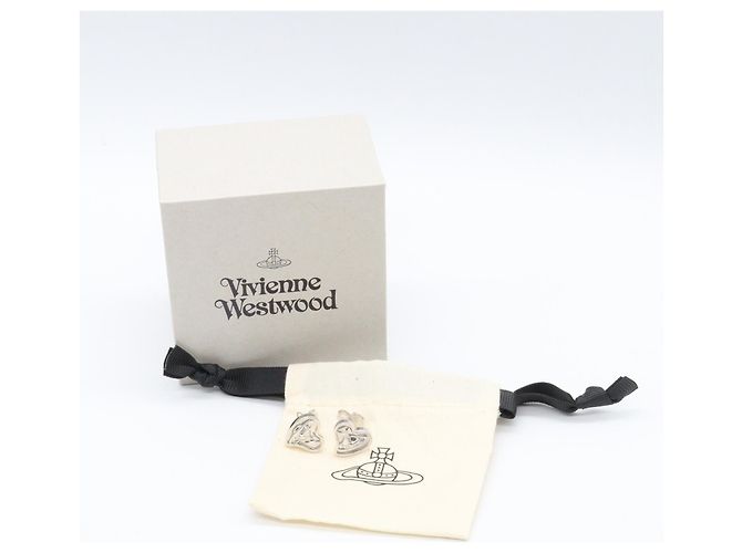 Orecchini Vivienne Westwood in argento Metallico - vista 7