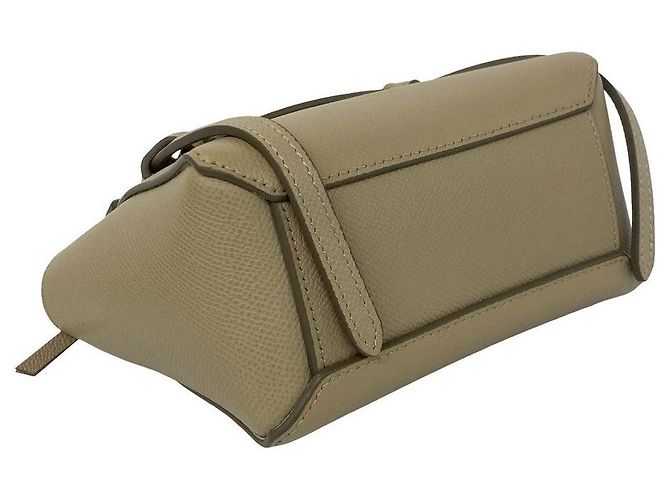 Céline Borsa CELINE Belt Bag in pelle 2way Marrone Beige - vista 8