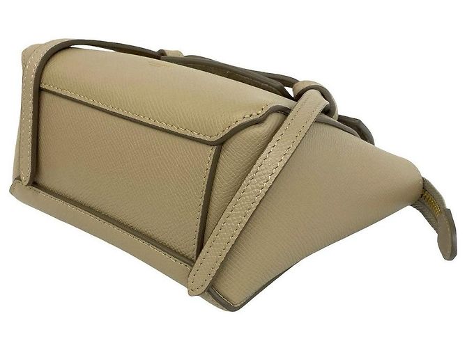 Céline Borsa CELINE Belt Bag in pelle 2way Marrone Beige - vista 9