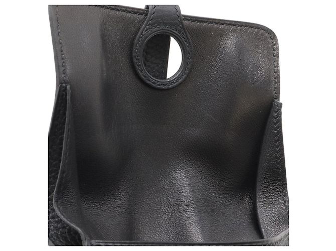 Monedero y tarjetero Dogon Small Hermès Negro - vista 6