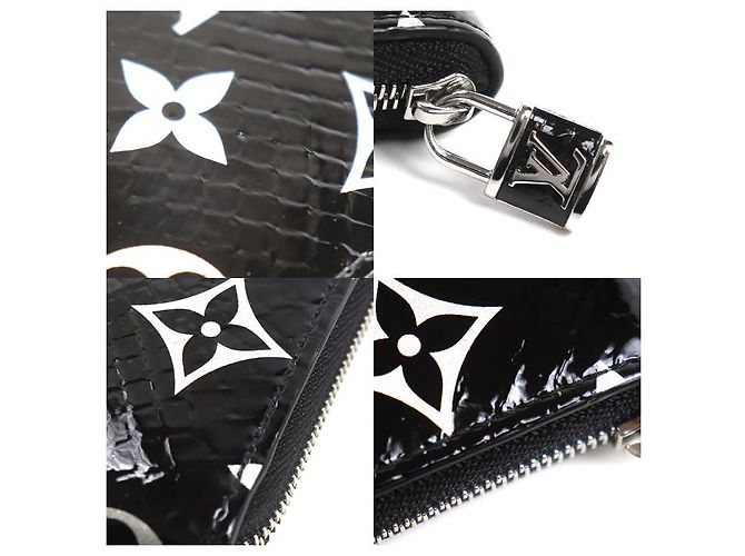 Louis Vuitton Exotic Python Zippy Münzbeutel Schwarz - Ansicht 4