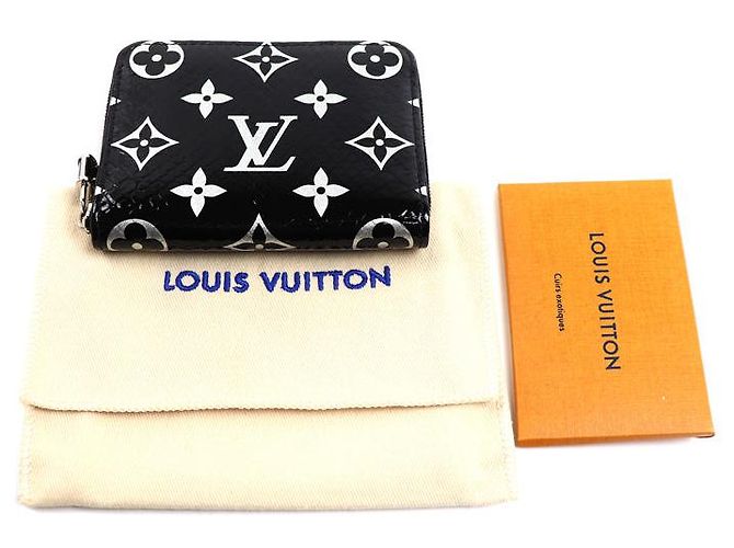 Louis Vuitton Exotic Python Zippy Münzbeutel Schwarz - Ansicht 5