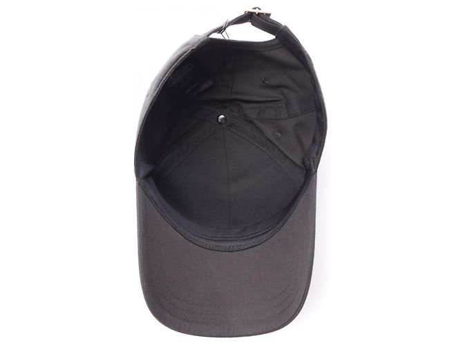 Yves Saint Laurent Cappellino Saint Laurent Paris Y Varsity in cotone Nero - vista 3