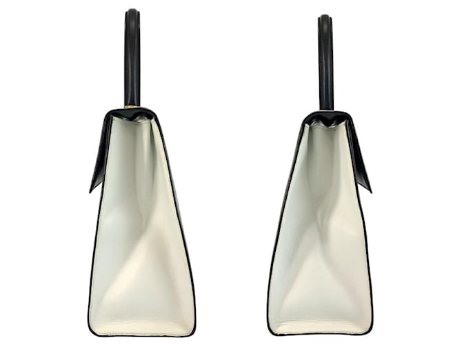Céline Borsa in pelle CELINE Bianco - vista 9