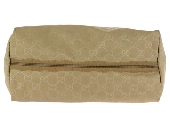 Borsa Tote Gucci in nylon e pelle Marrone Beige - vista 10
