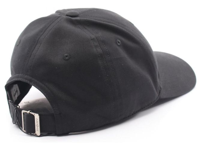 Yves Saint Laurent Gorra de algodón Saint Laurent Paris Negro - vista 2