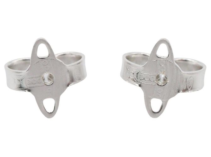 Orecchini Vivienne Westwood in argento Metallico - vista 4