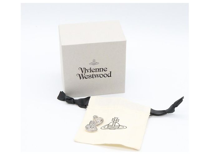 Orecchini Vivienne Westwood in argento Metallico - vista 7