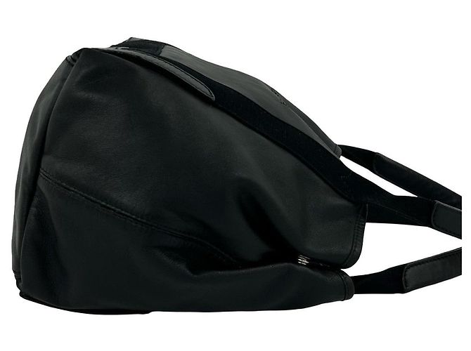 Borsa tote in tela e pelle navy Balenciaga Nero - vista 7