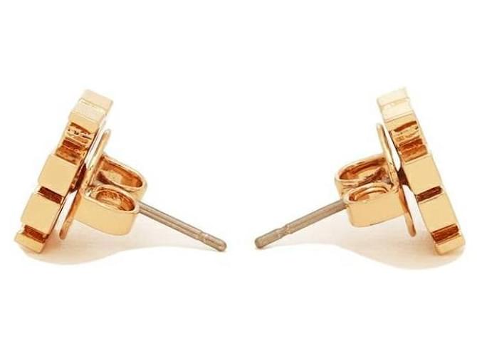 Tory Burch Ohrstecker mit Logo Golden Metallisch - Ansicht 2