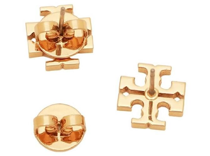 Tory Burch Ohrstecker mit Logo Golden Metallisch - Ansicht 4