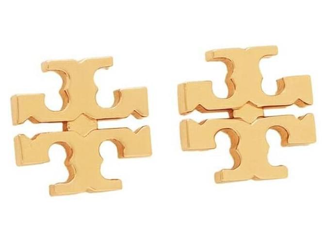 Tory Burch Ohrstecker mit Logo Golden Metallisch - Ansicht 5