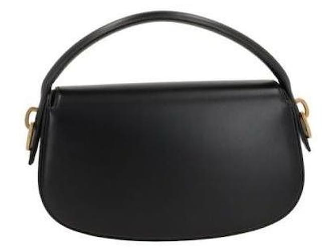 Saint Laurent Borsa a spalla mezza luna Nero - vista 3