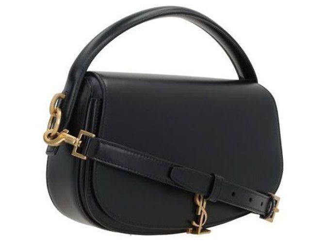 Saint Laurent Borsa a spalla mezza luna Nero - vista 5
