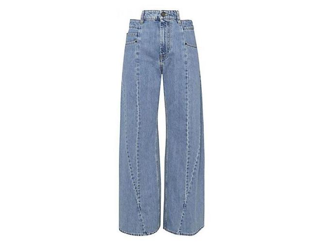 Vaqueros Wide Leg Azules de Denim Maison Martin Margiela - Ansicht 2