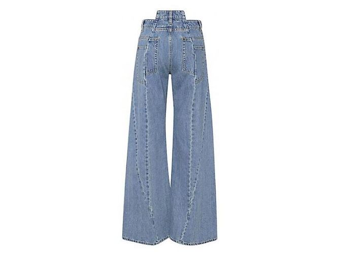 Vaqueros Wide Leg Azules de Denim Maison Martin Margiela - Ansicht 3