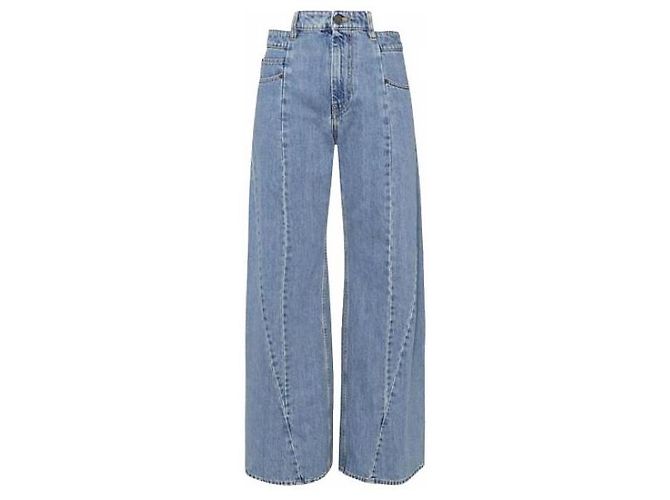 Vaqueros Wide Leg Azules de Denim Maison Martin Margiela - Ansicht 6