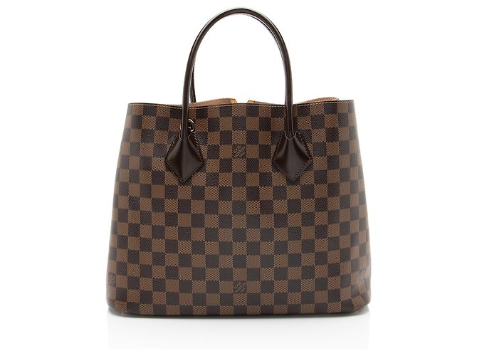 Tote Kensington Damier Ebene Louis Vuitton Marrone - vista 3
