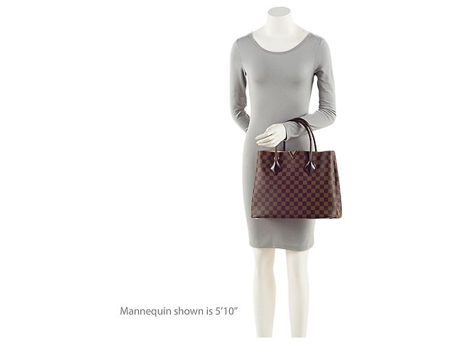 Tote Kensington Damier Ebene Louis Vuitton Marrone - vista 5