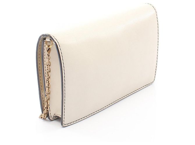 Borsa a tracolla in pelle Christian Dior J'ADIOR Bianco - vista 2