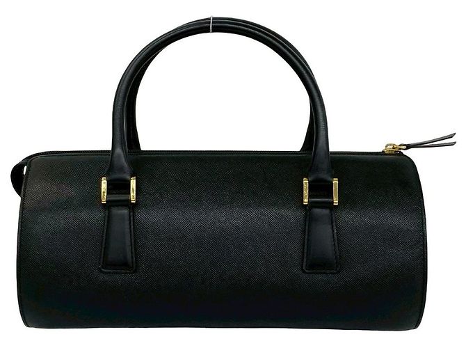 Borsa in pelle Burberry Nero - vista 4