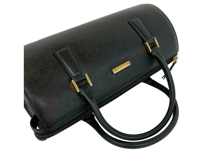 Borsa in pelle Burberry Nero - vista 5