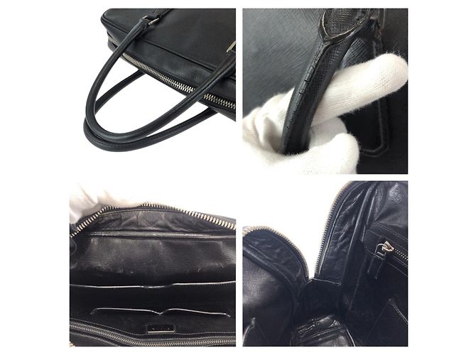 Valigetta in Pelle Saffiano Prada Nera Nero - vista 6