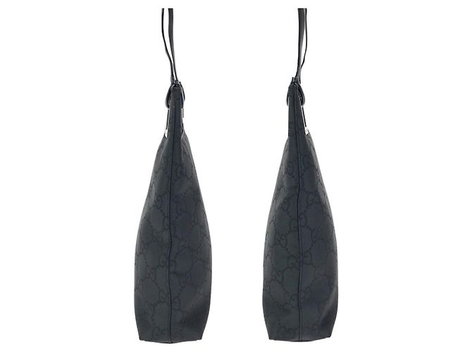 Bolsa de ombro em nylon Gucci Preto - vista 8