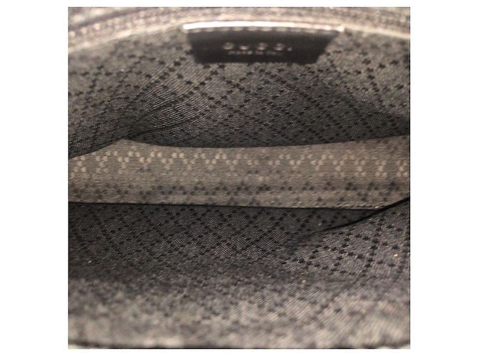 Bolsa de ombro em nylon Gucci Preto - vista 9