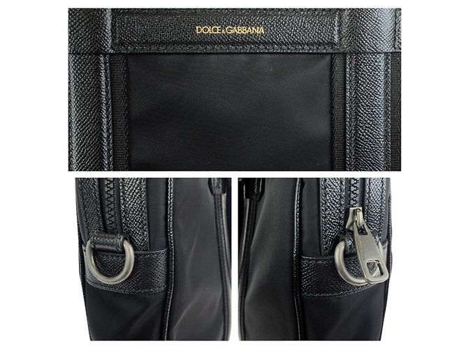 Valigetta in nylon e pelle Dolce & Gabbana Nero - vista 6