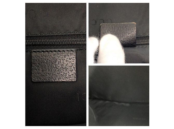 Gucci Jackie Nylon Schultertasche Schwarz - Ansicht 4