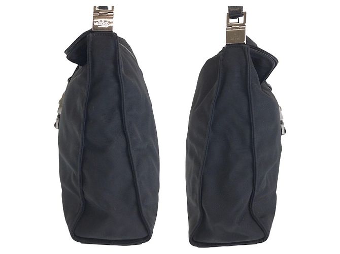 Gucci Jackie Nylon Schultertasche Schwarz - Ansicht 8