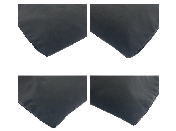 Bolso de hombro de nylon Prada Tessuto con logotipo triangle Negro - vista 3