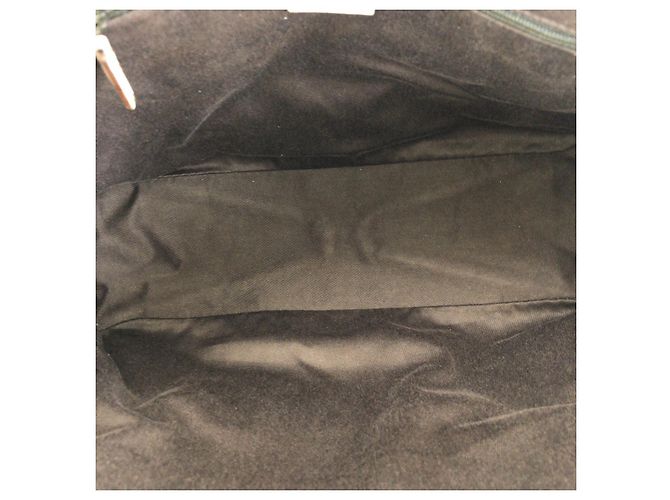 Gucci GG Canvas Leder Tote Bag Braun Beige - Ansicht 9