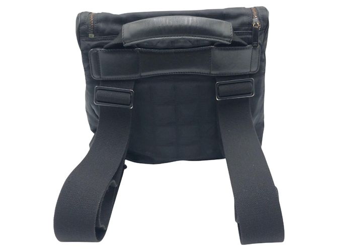 Chanel Nylon Coco Mark Rucksack Schwarz - Ansicht 2