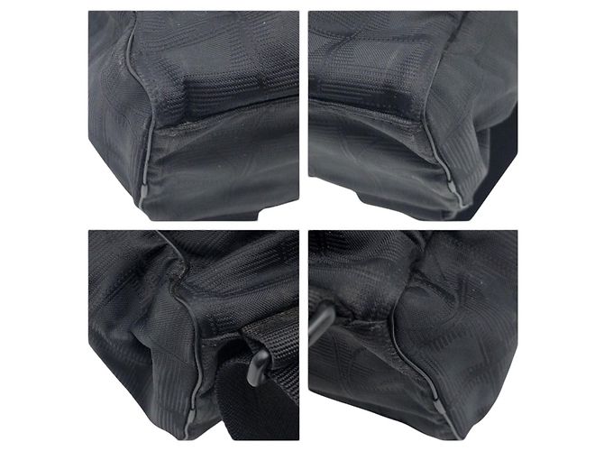 Chanel Nylon Coco Mark Rucksack Schwarz - Ansicht 3