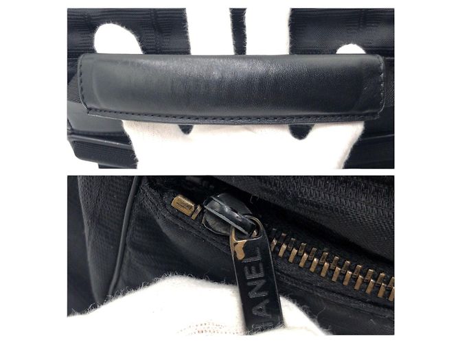 Chanel Nylon Coco Mark Rucksack Schwarz - Ansicht 5