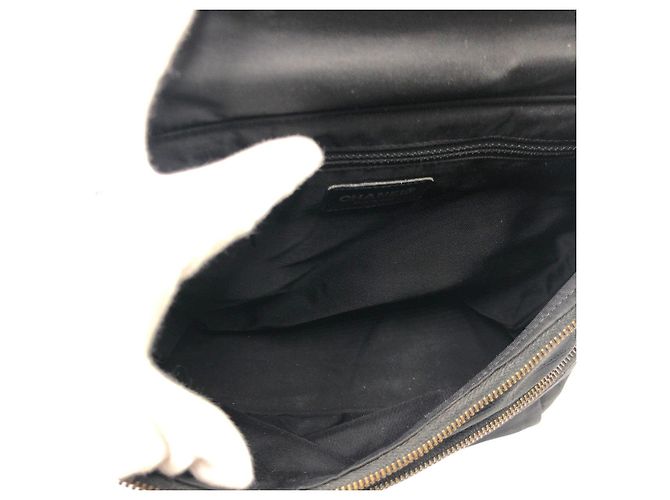 Chanel Nylon Coco Mark Rucksack Schwarz - Ansicht 6