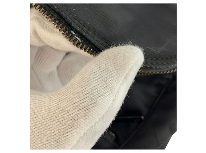 Chanel Nylon Coco Mark Rucksack Schwarz - Ansicht 7