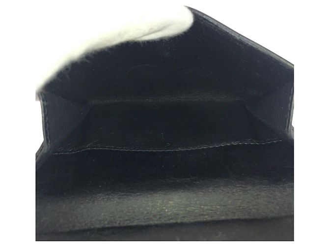 Gucci Black Leather Compact Wallet - view 9
