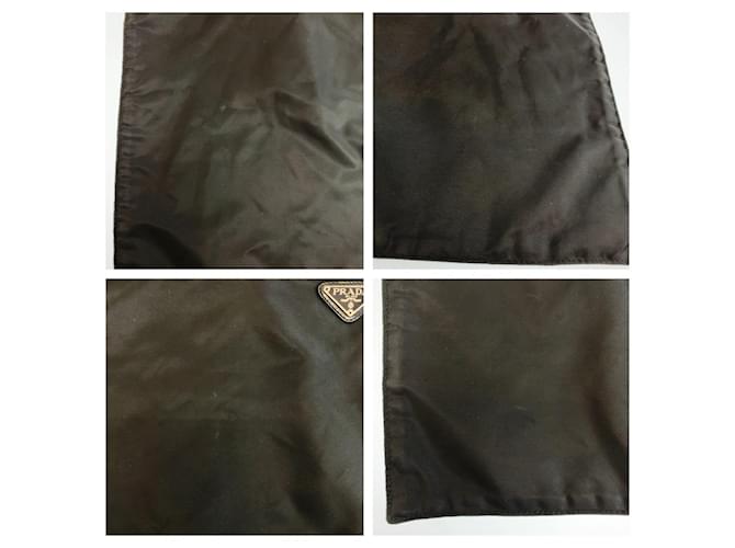 Bolso Tote Prada Nylon Tessuto Triangle Logo Negro - vista 5